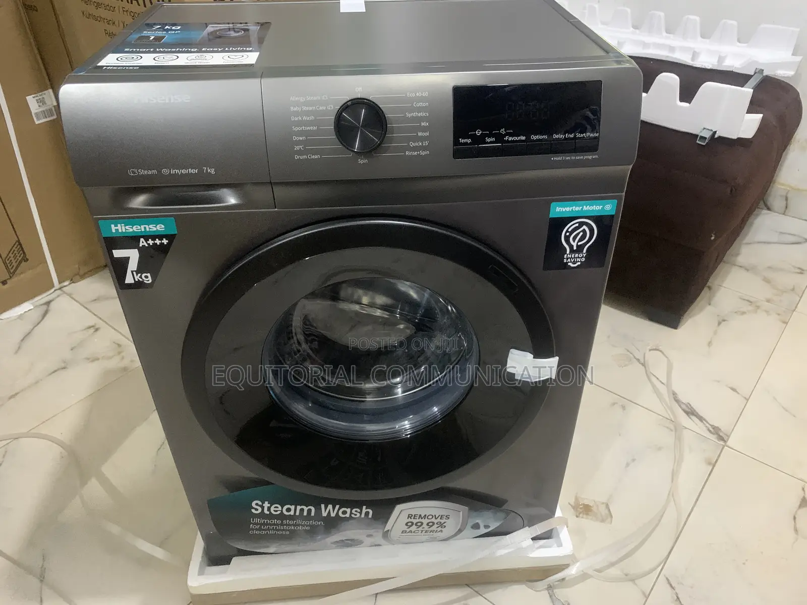 Hisense 7kg Turbo Front Load Washing Machine Inverter