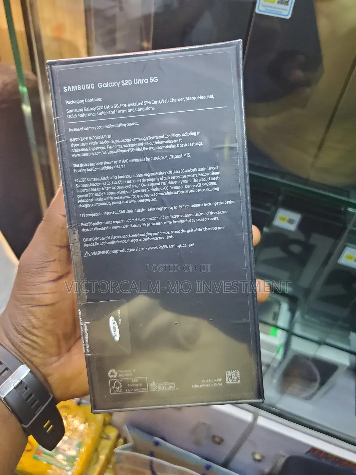 New Samsung Galaxy S20 Ultra 5G 256 GB Gray