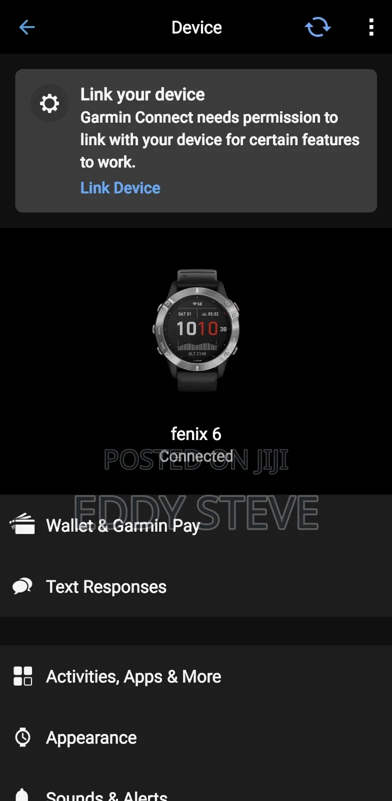 London Used Garmin Fenix 6