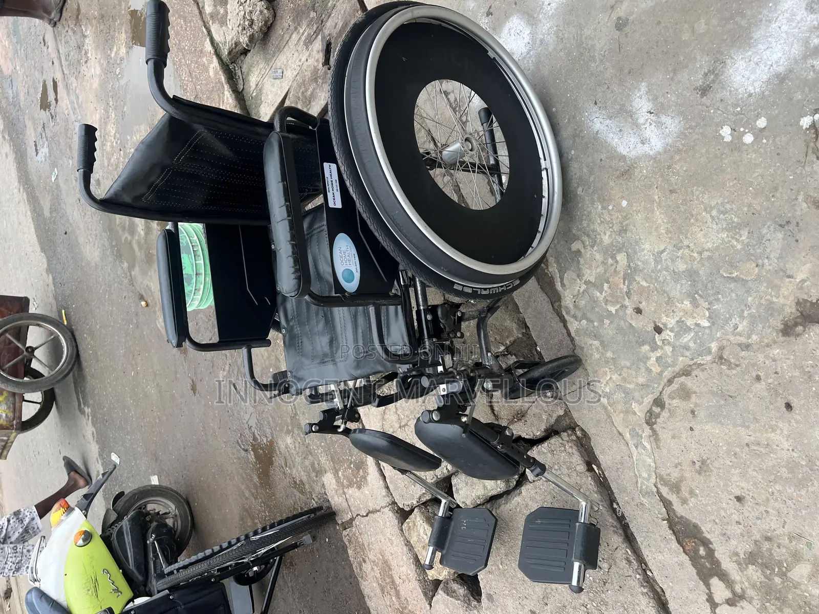 Wheelchair With Orthopedic Legs