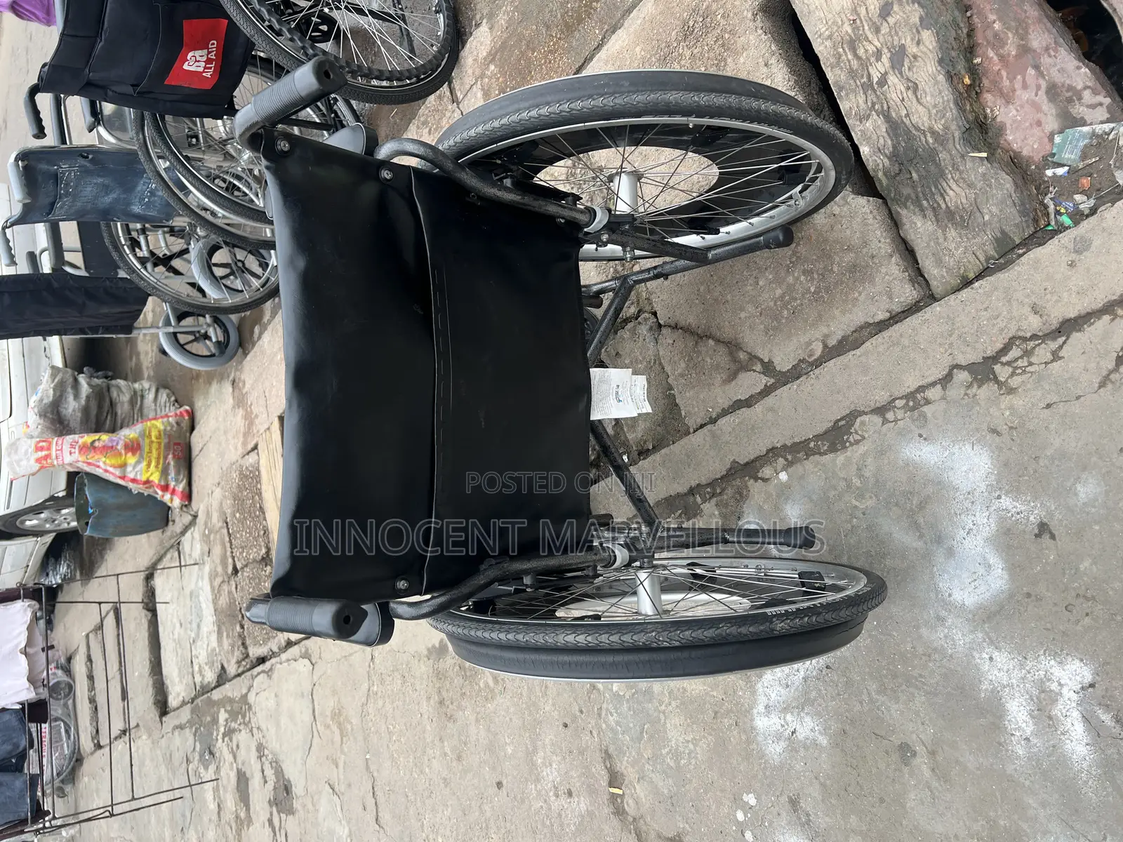 Wheelchair With Orthopedic Legs