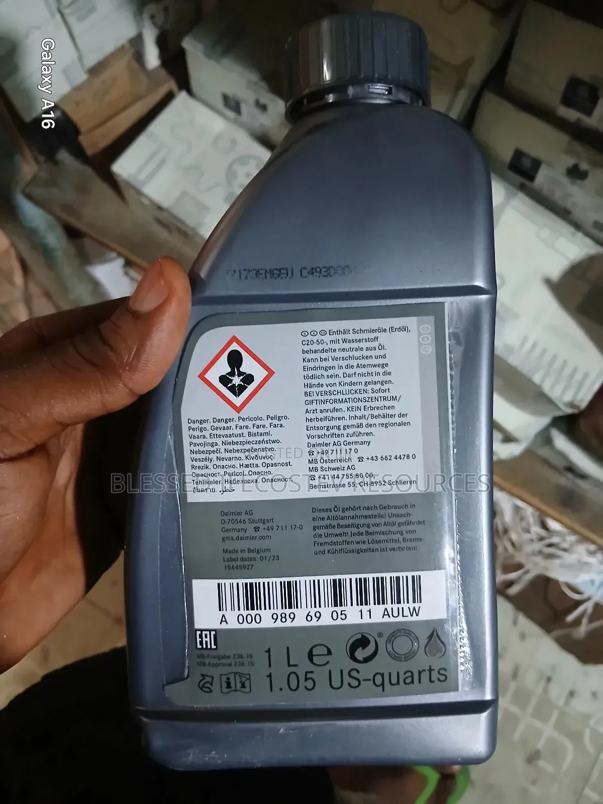 Mercedes Automatic Transmission Fluid 1litres Fe