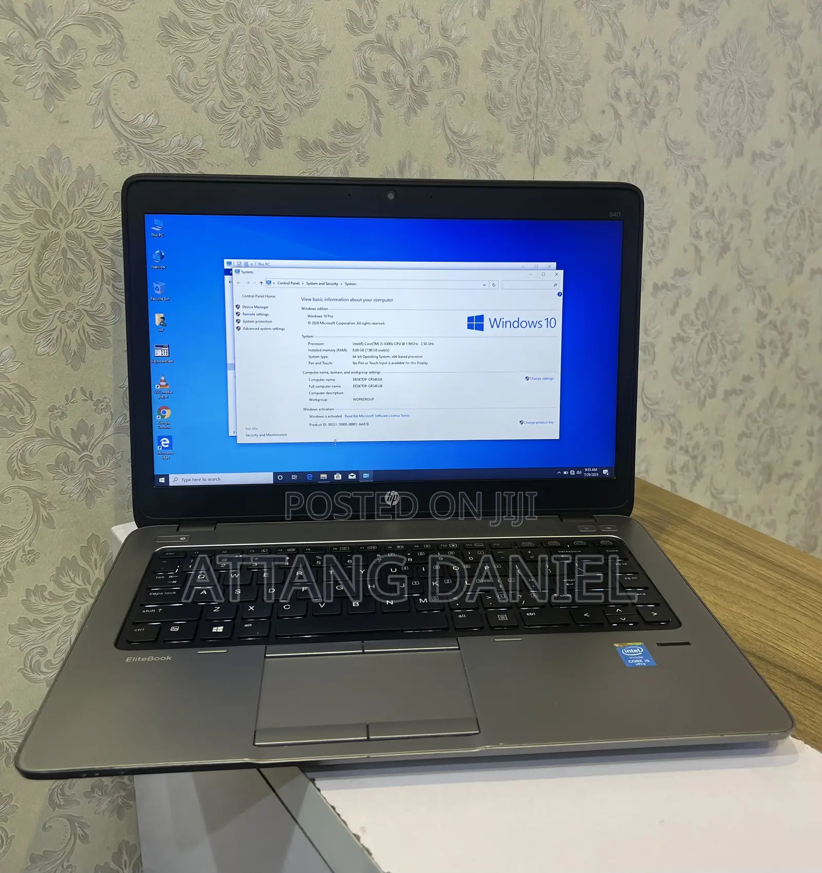 Laptop HP EliteBook 840 G1 8GB Intel Core I5 HDD 500GB