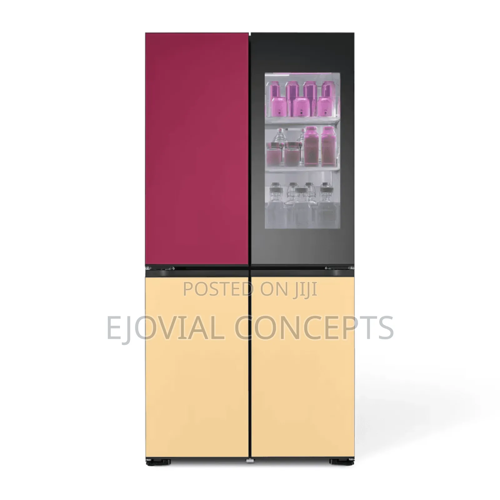 Lg Cross Door Refrigerator 671l (Gr-A24fdmmb) Instaview,