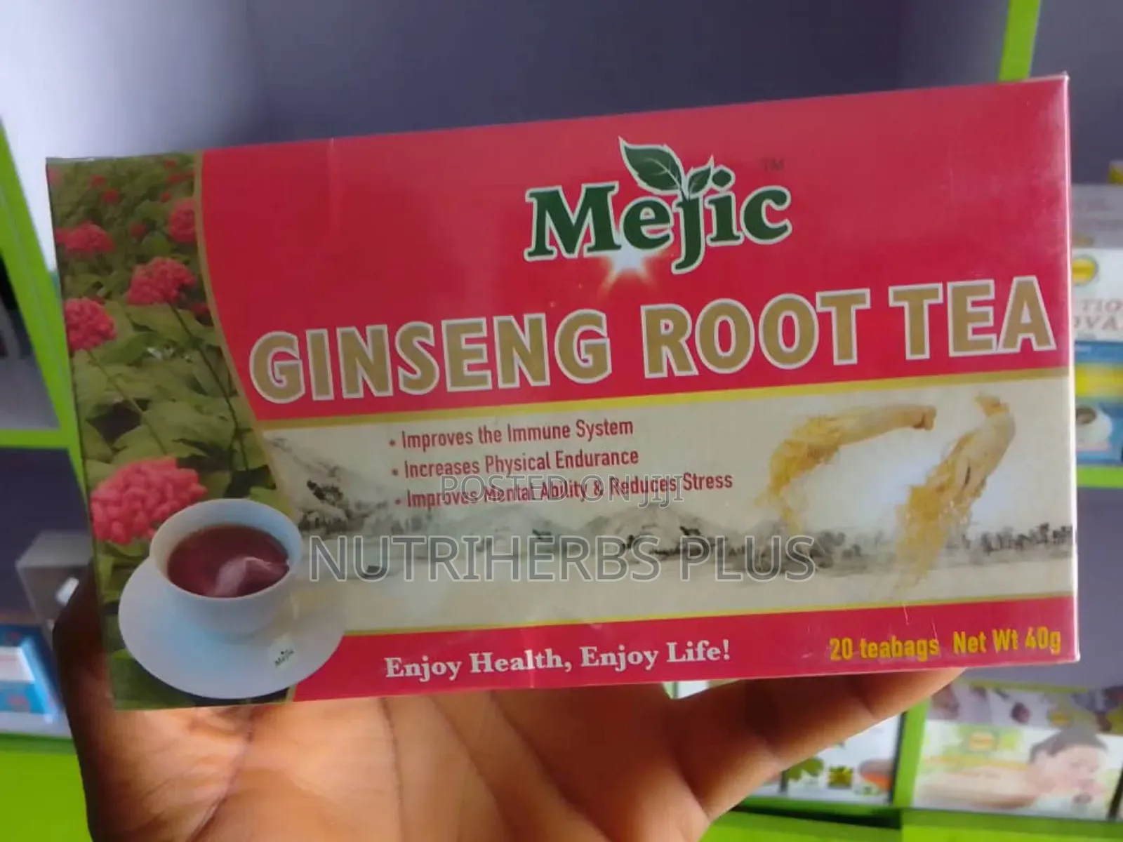 Megic Ginseng Root Tea for Mental Ability Immune Boosting