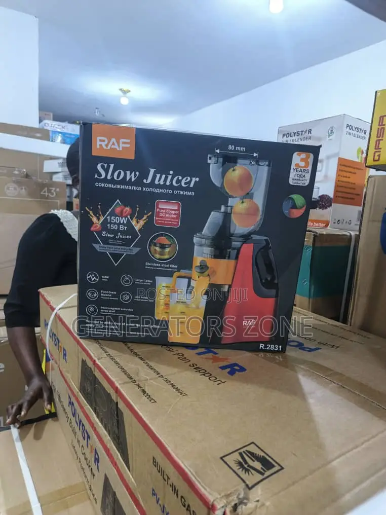 Raf Slow Juicer 150w – Keeps Vitamins Intact | R.2831