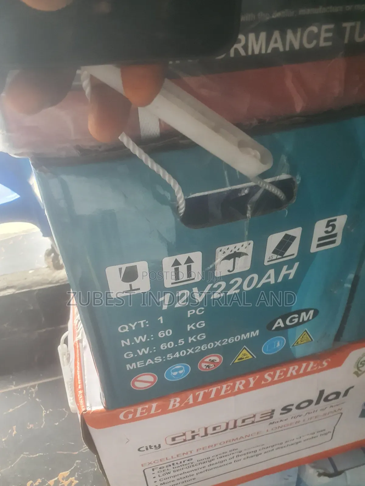 Vitra 220ah Dry Cell Solar Battery With Warranty