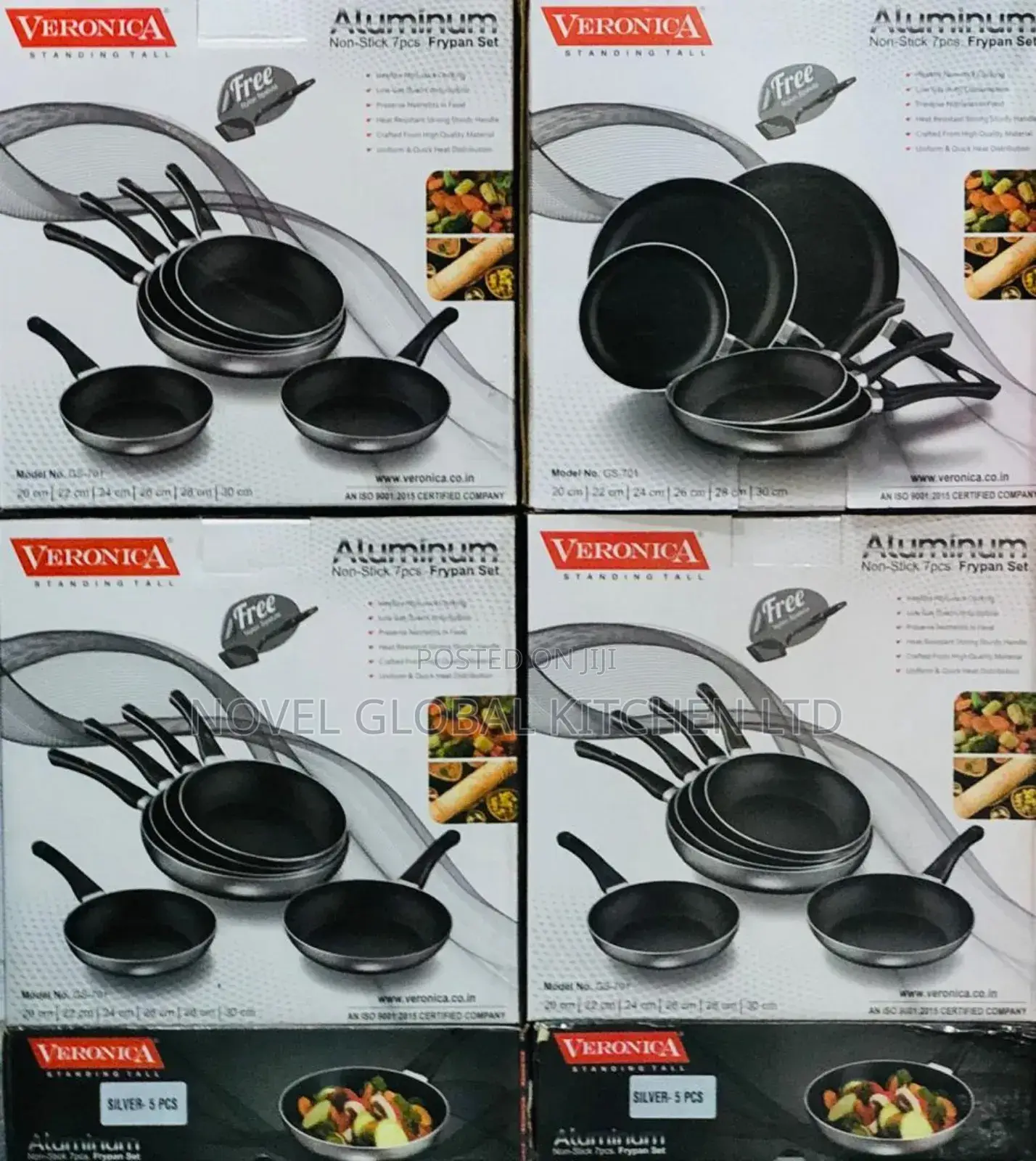 5 Pieces Non-Stick Frying Pan