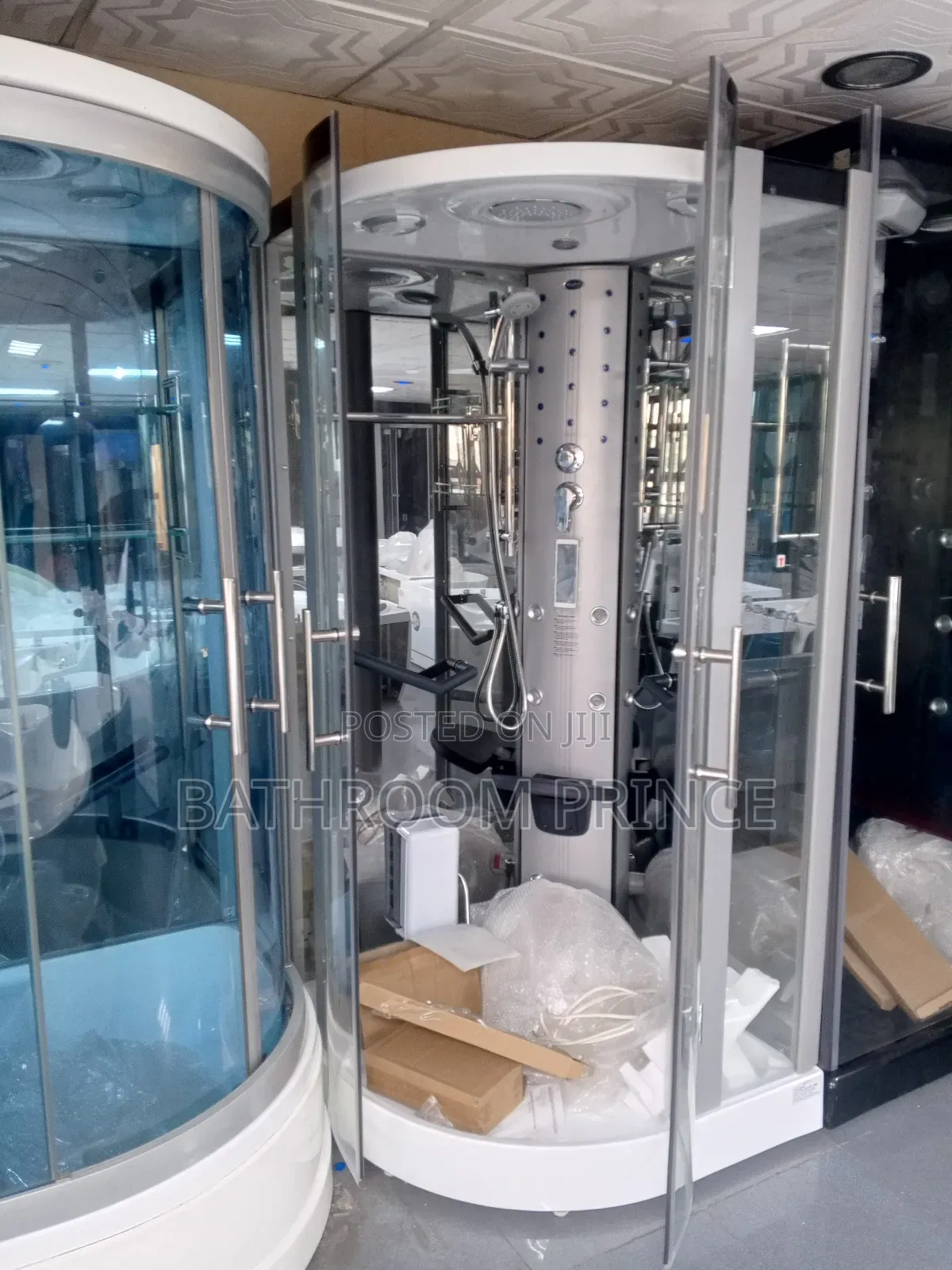 Corner Steam Shower (90×90)