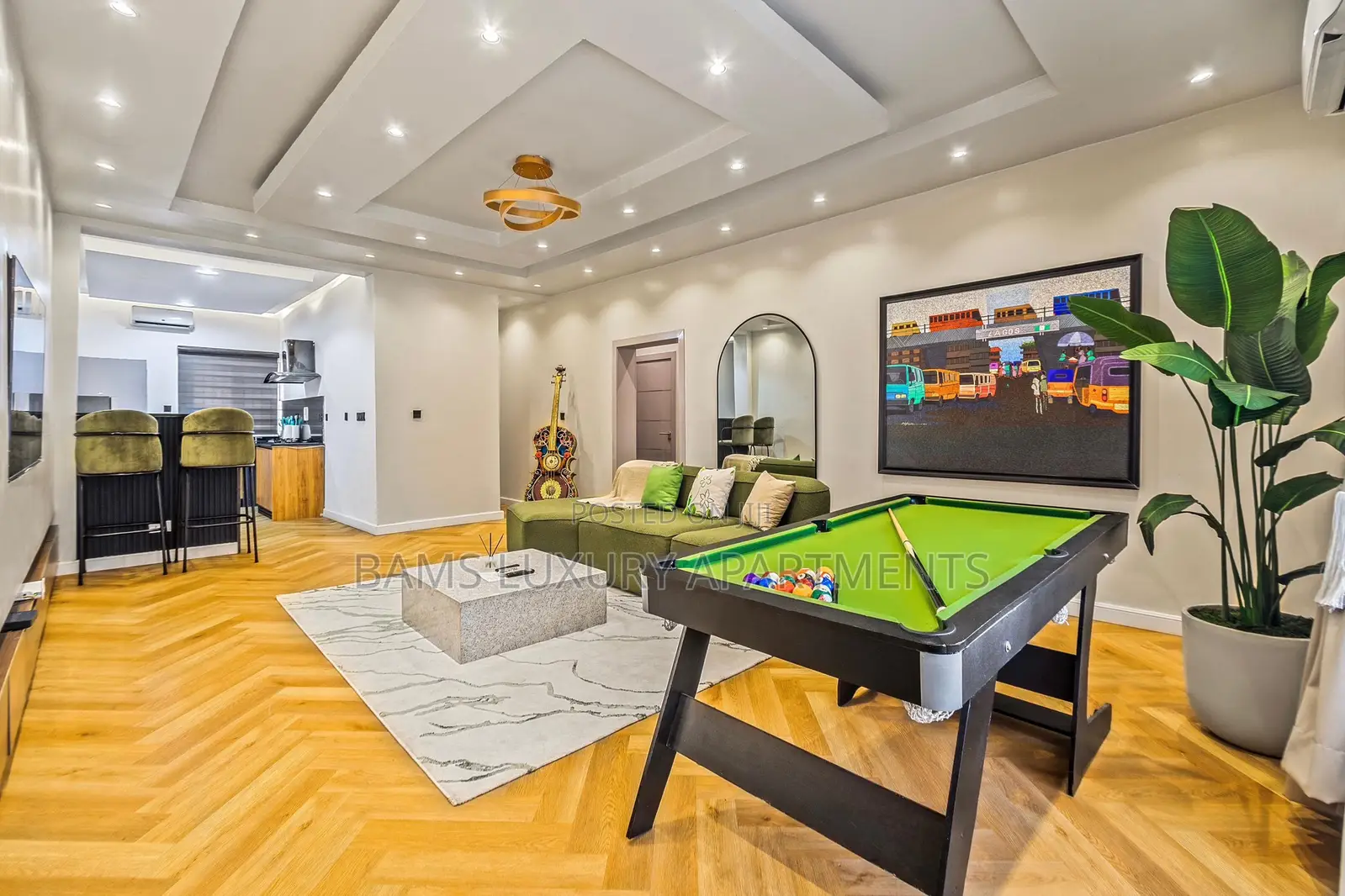 2-Bed With Private Cnema,Pool , Snooker, Apartment