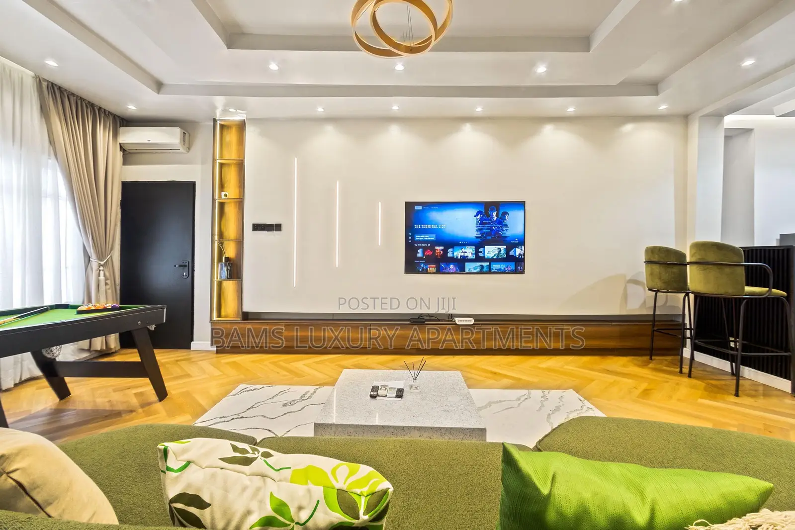 2-Bed With Private Cnema,Pool , Snooker, Apartment