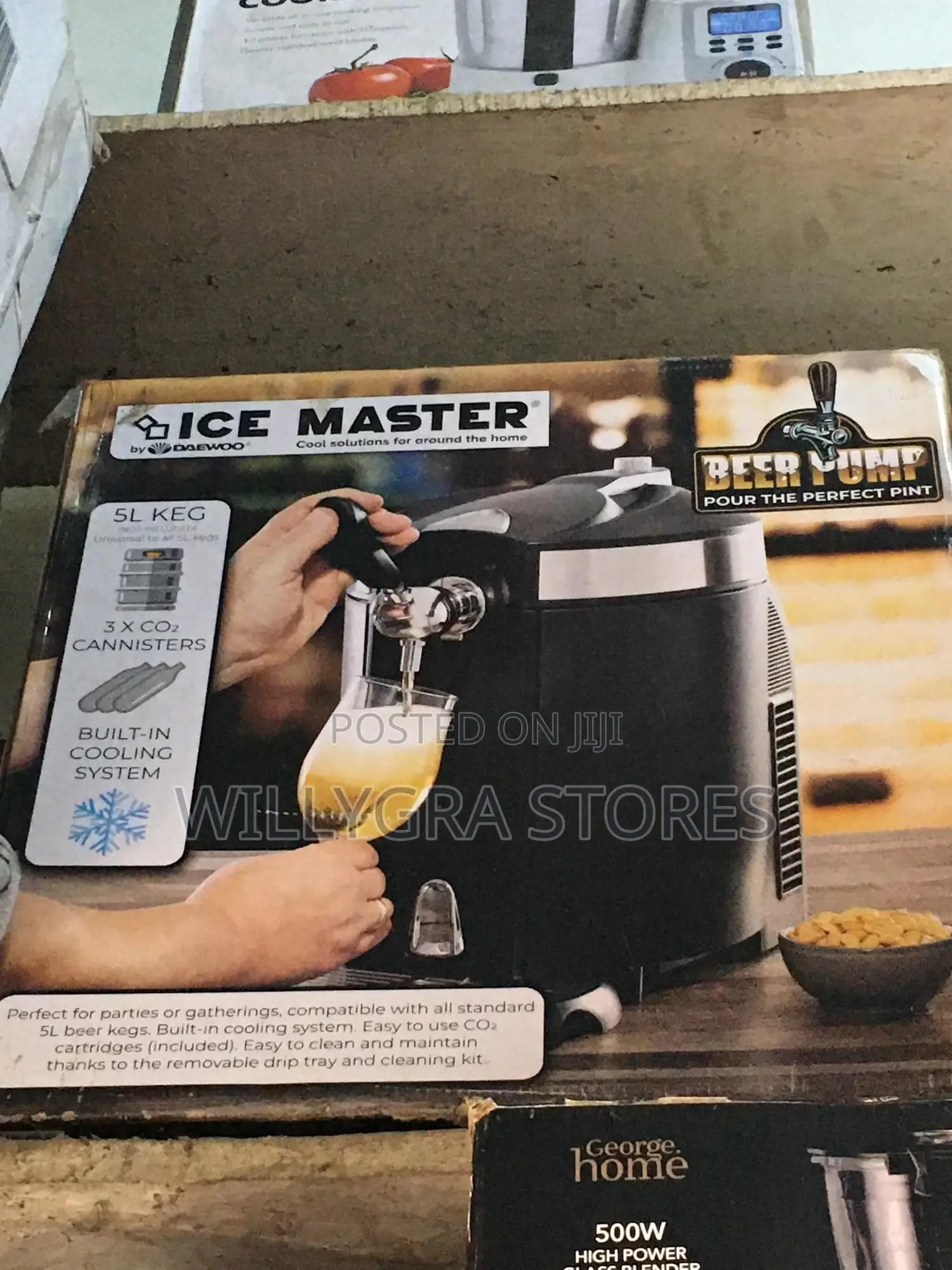 Ice Master Beer Pump/Dispenser With Built-in Cooling System