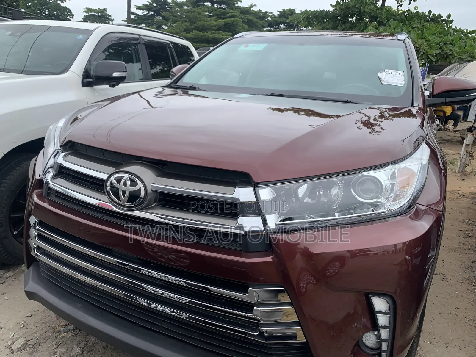Toyota Highlander Limited V6 4x4 (3.5L 6cyl 6A) 2016 Burgundy