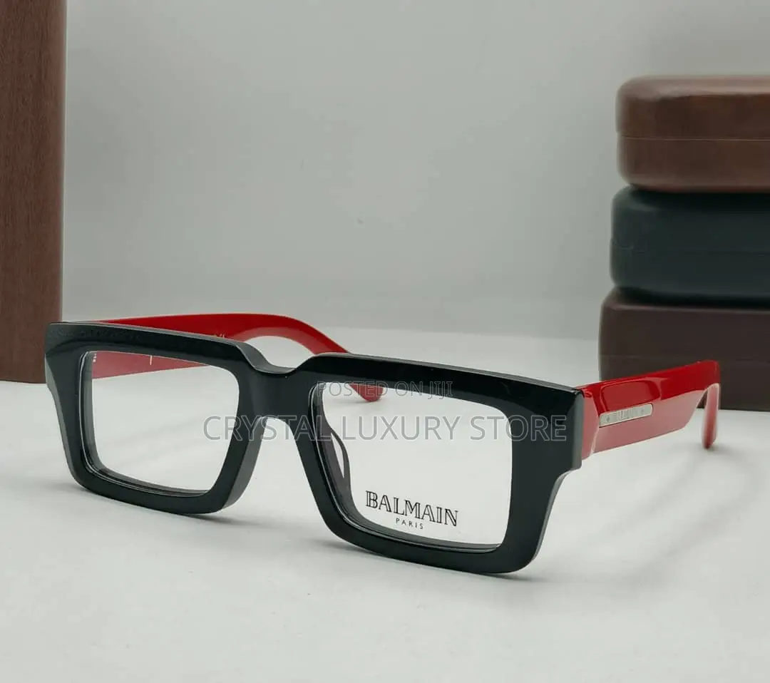Balmain Quality Luxury Men Frame Glasses