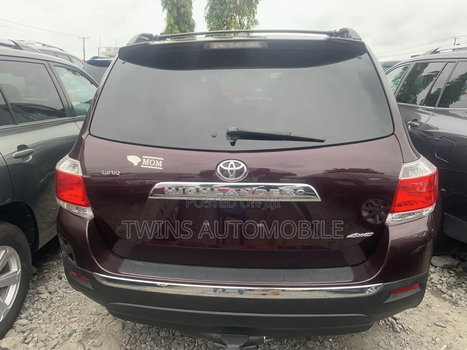 Toyota Highlander Limited 3.5l 4WD 2013 Red