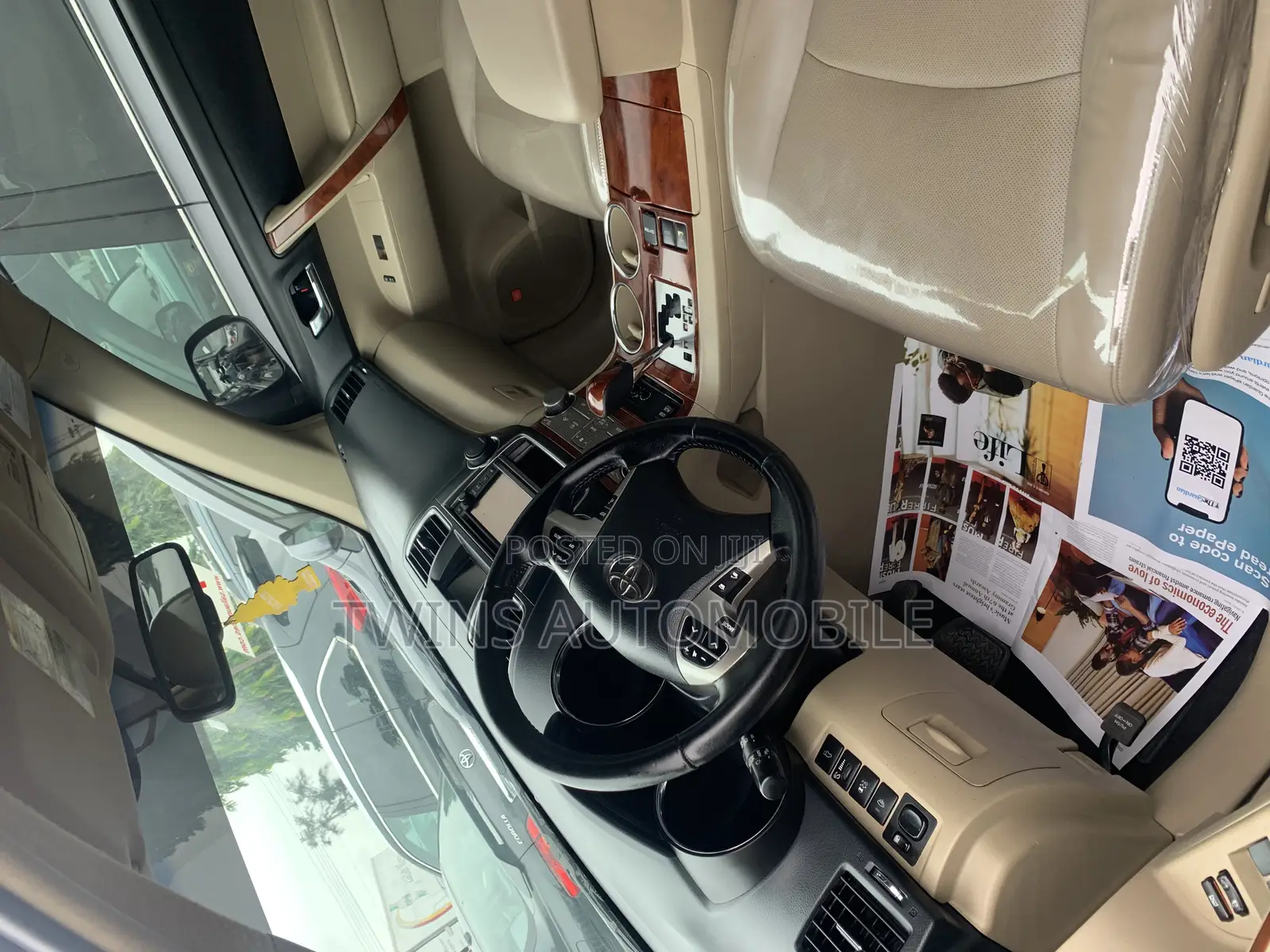 Toyota Highlander Limited 3.5l 4WD 2013 Red