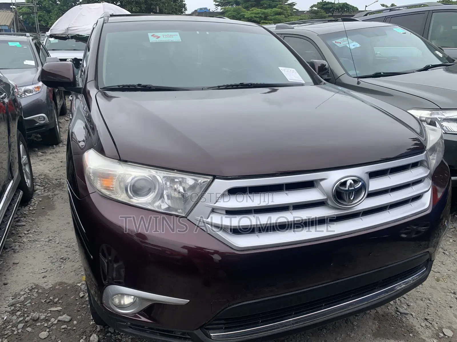 Toyota Highlander Limited 3.5l 4WD 2013 Red