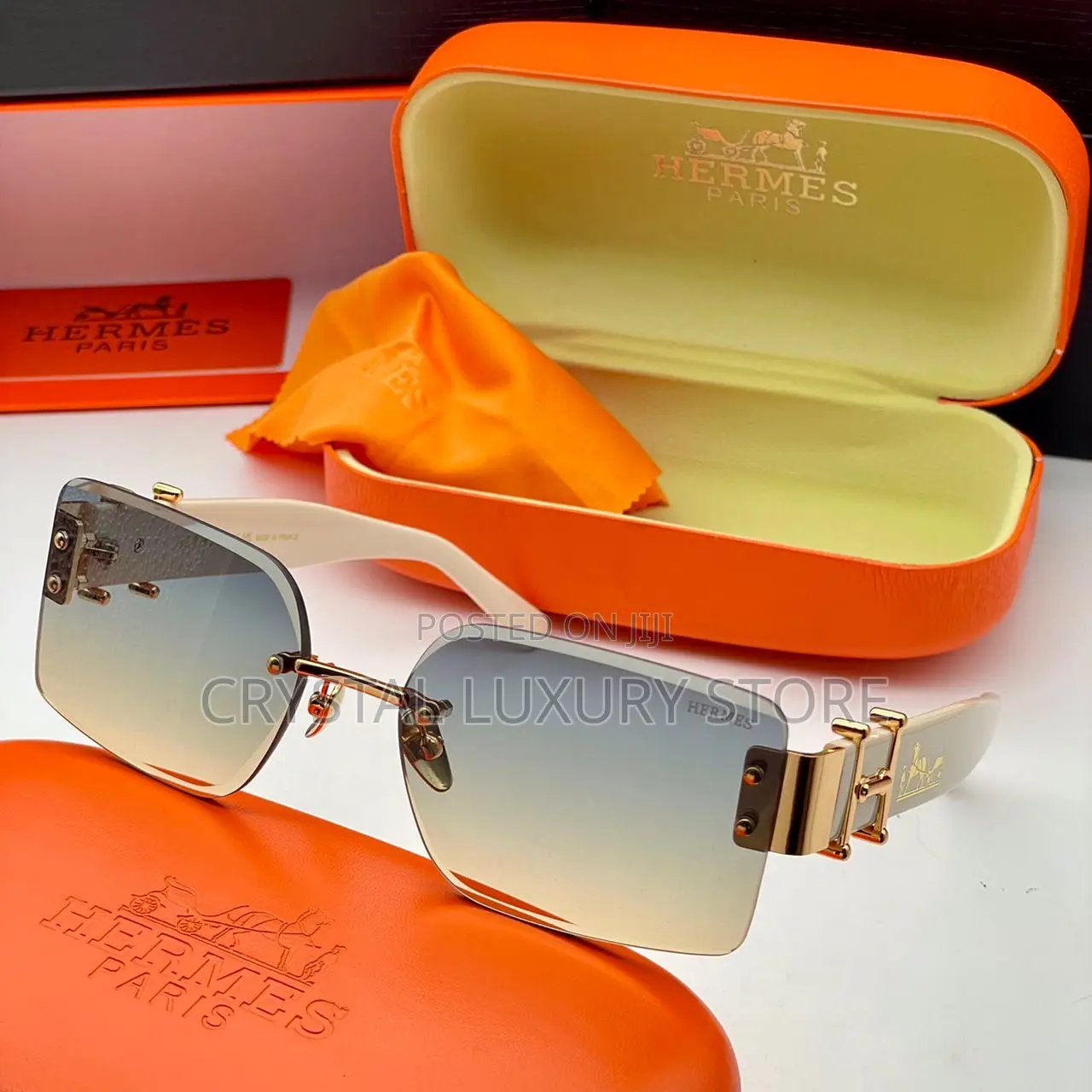 Hermes Quality Luxury Men Sunglasses