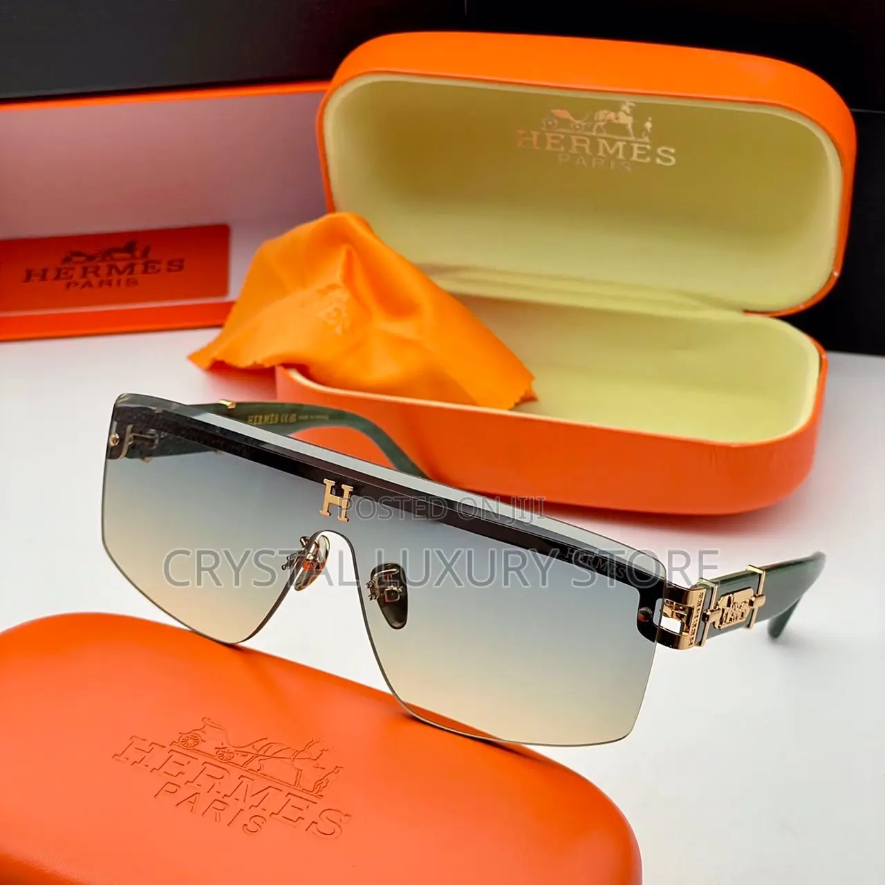 Hermes Quality Luxury Men Sunglasses