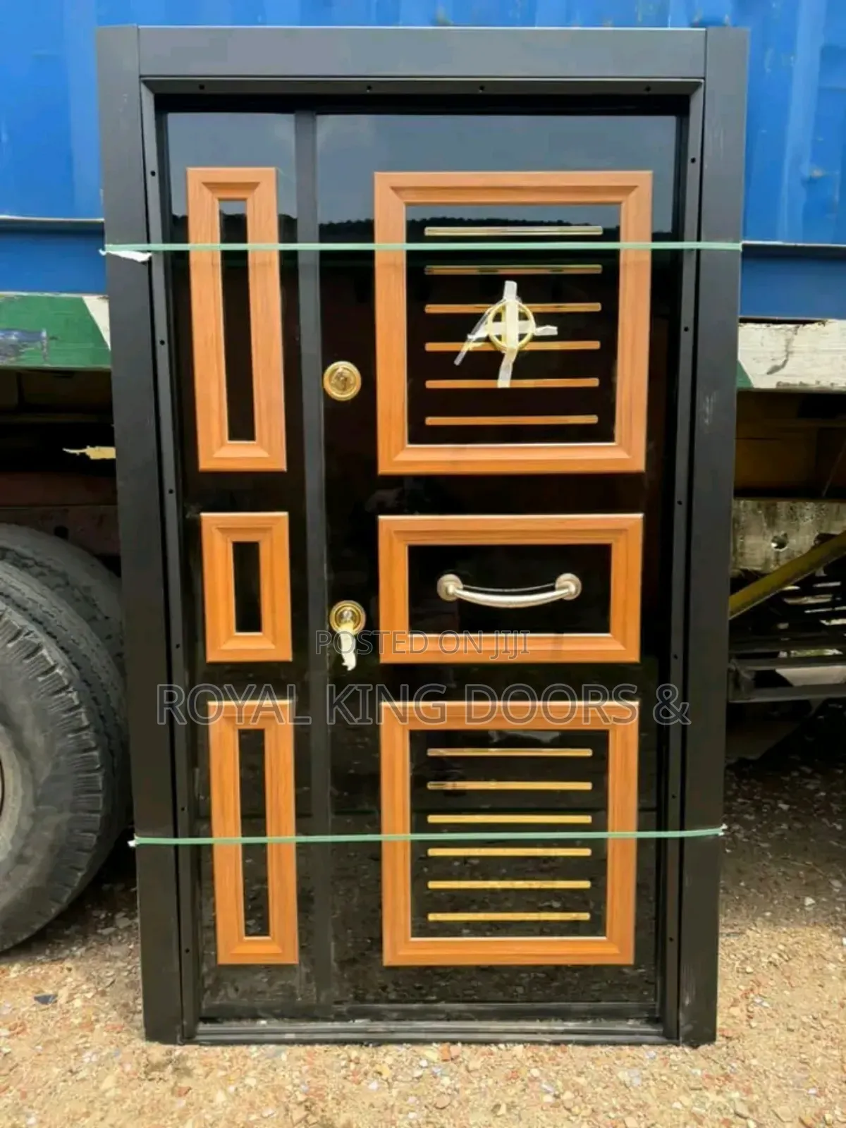 Golden and Black Turkey Luxury Security Door