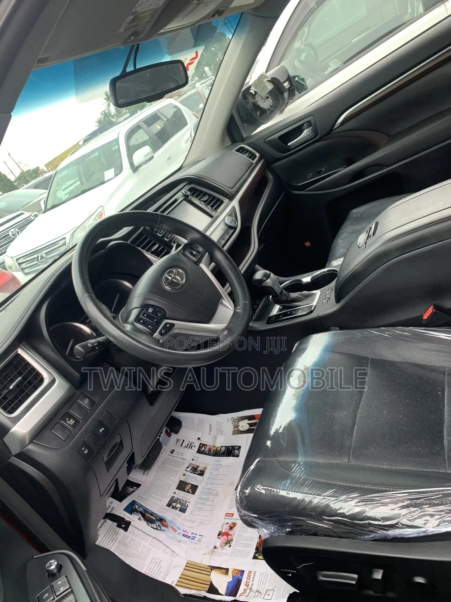 Toyota Highlander Limited V6 4x4 (3.5L 6cyl 6A) 2016 Burgundy