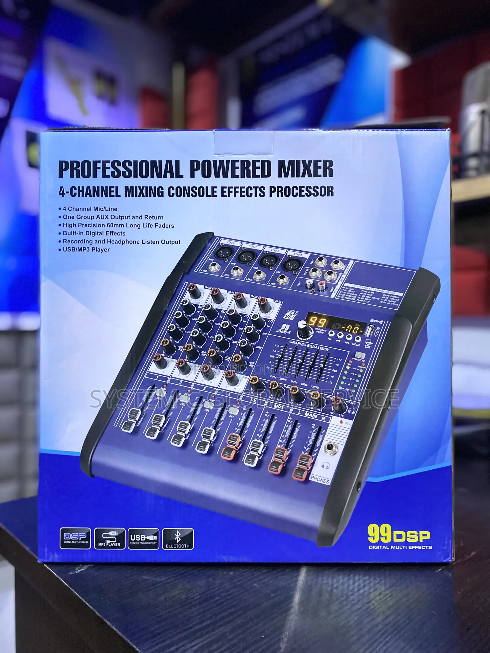 Grace Sound Pmx402 Powered Mixer 4 Channels