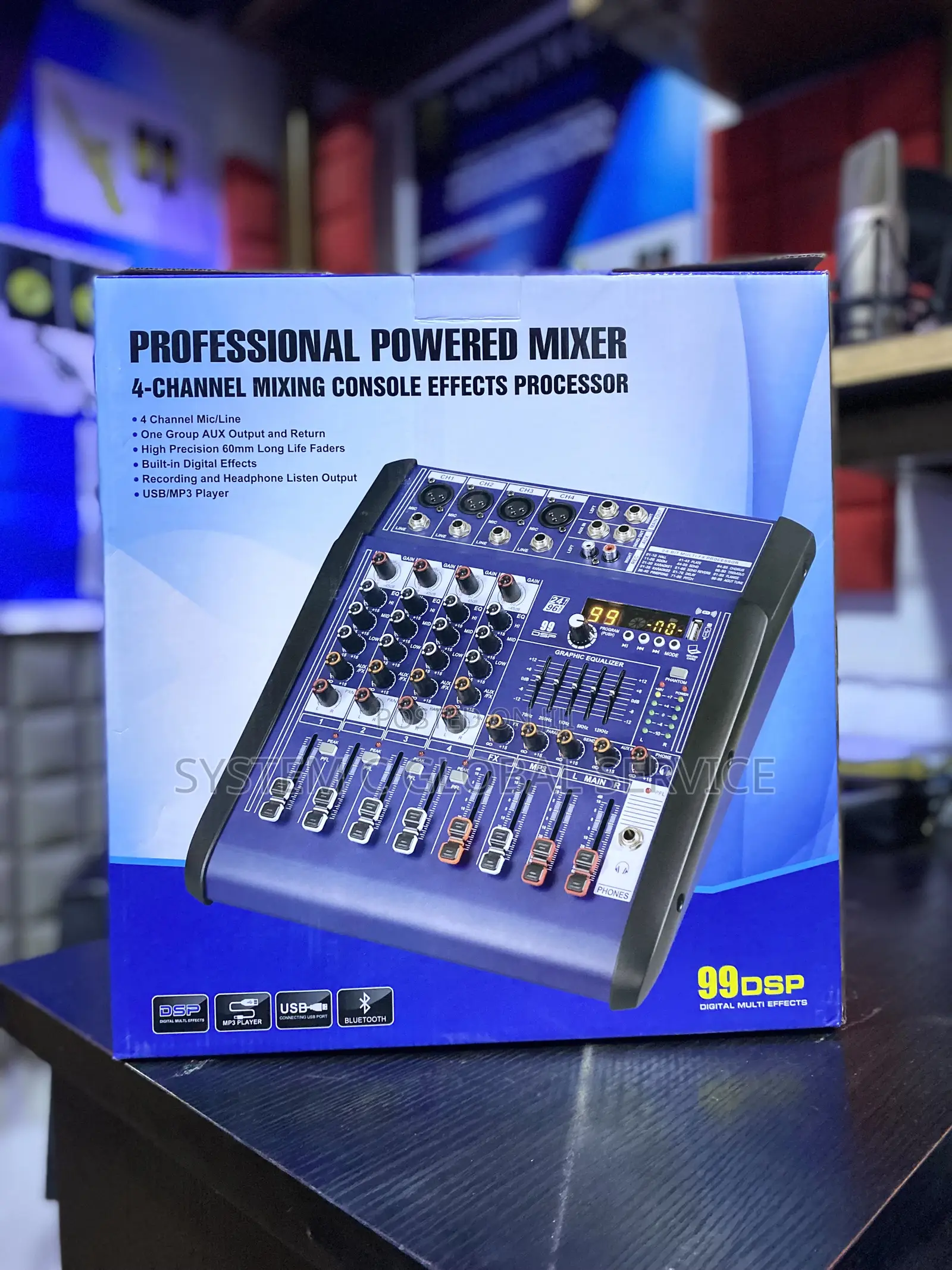 Grace Sound Pmx402 Powered Mixer 4 Channels