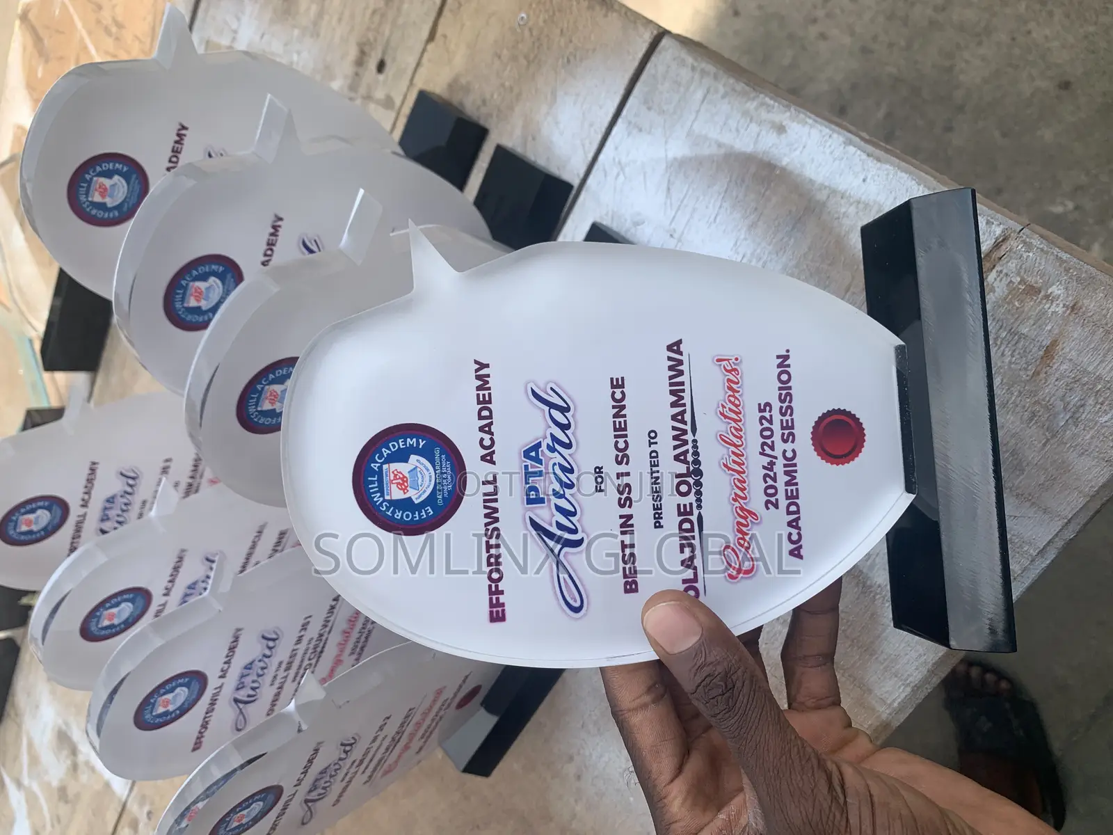 Star Acrylic Plaque F27