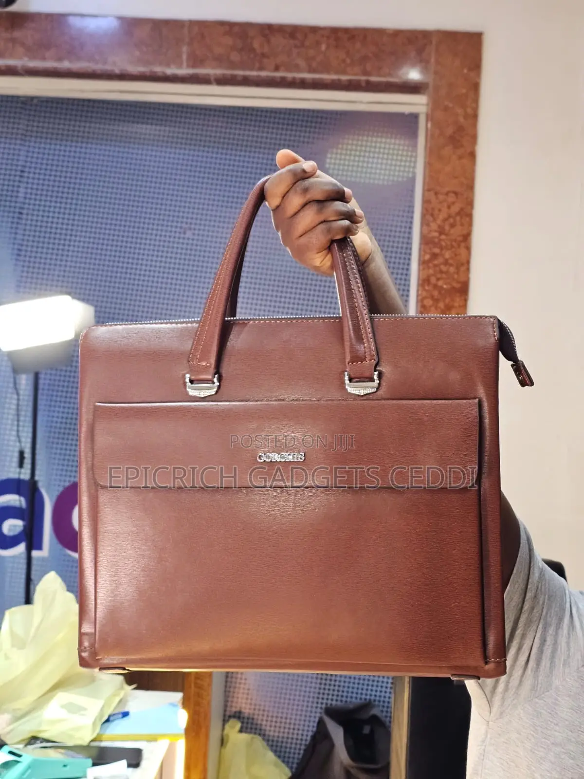 Unisex Leather Laptop Bags