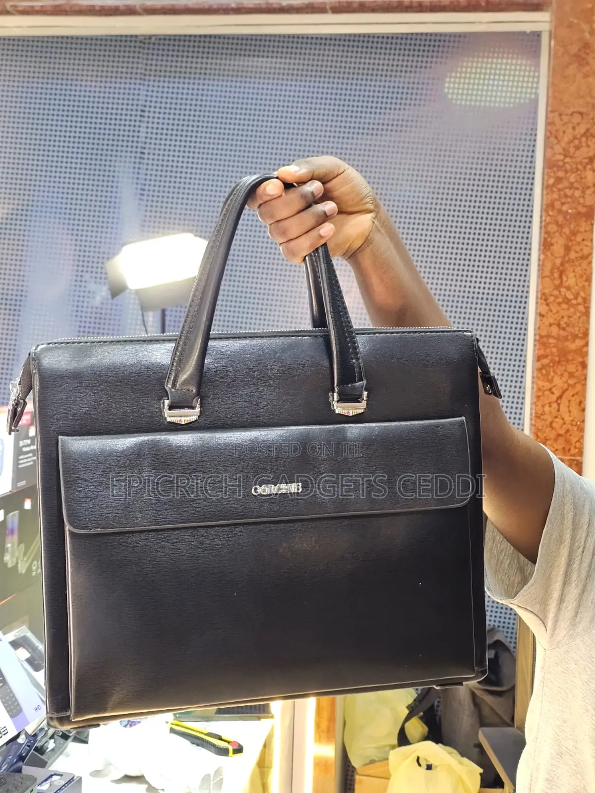 Unisex Leather Laptop Bags