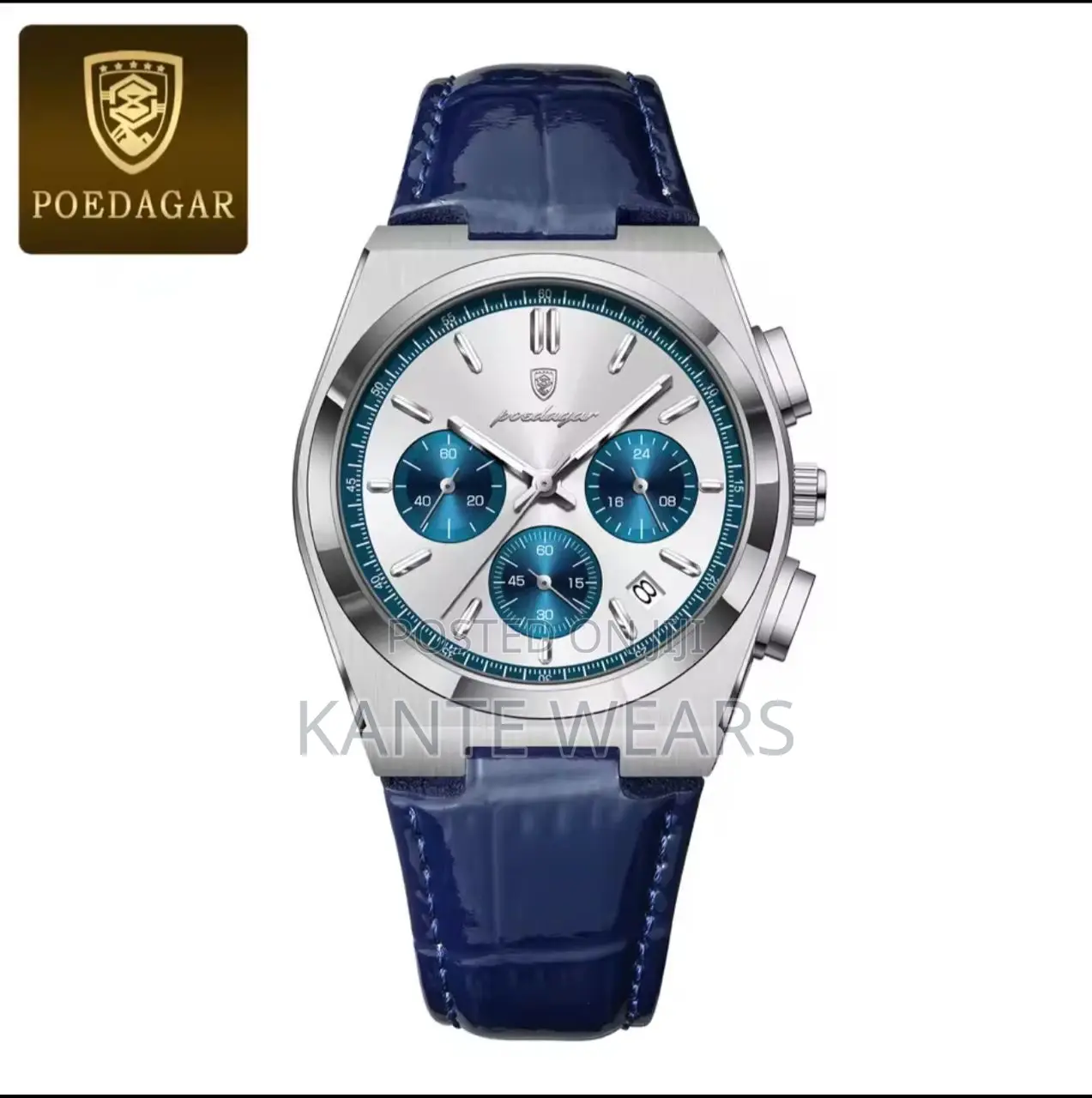Chronograph Poedagar Leather Watch