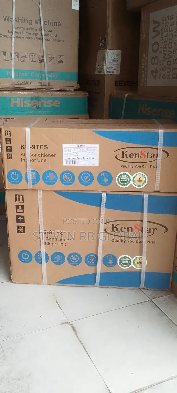 Kenstar 1hp Split Unit Air Conditioner With Kit