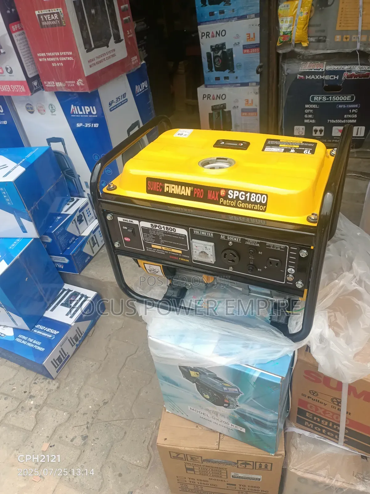 1.5kva Sumce Firman Generator Lower Noisy 💯% Copper Coil.
