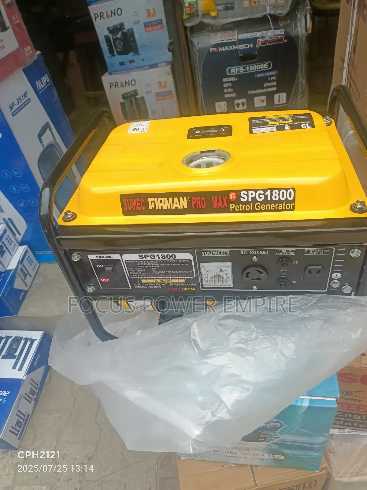1.5kva Sumce Firman Generator Lower Noisy 💯% Copper Coil.