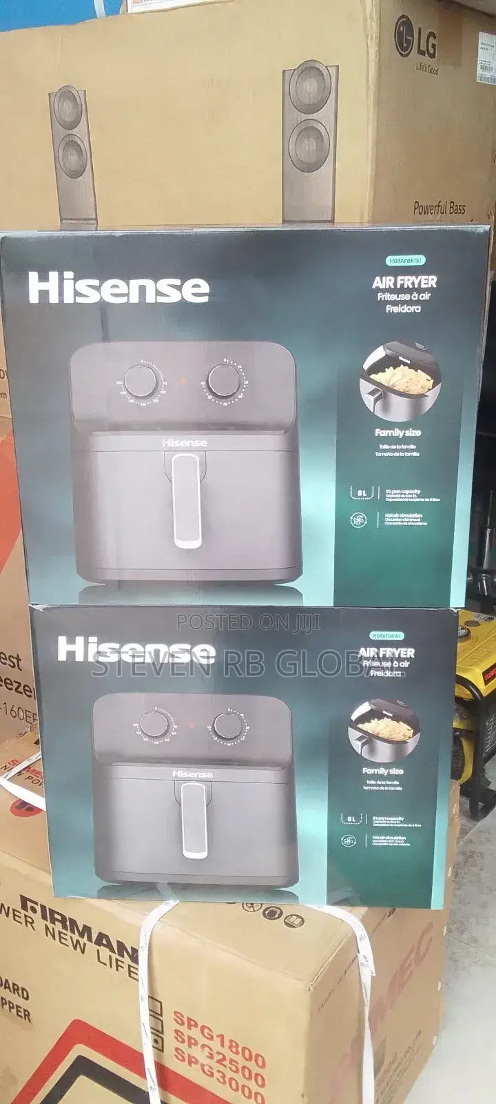 Hisense Air Fryer 8l 1700w (H08afbk1s1)
