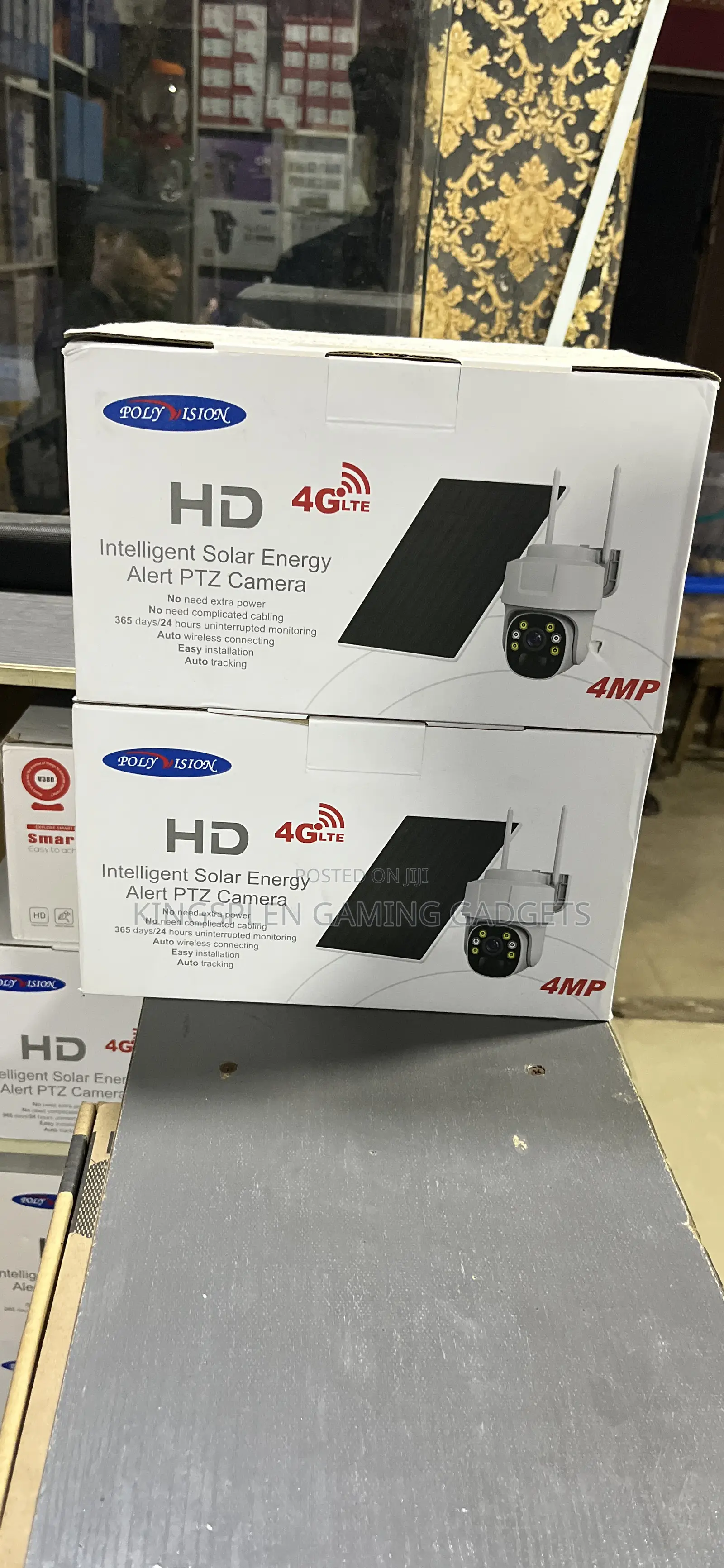 4g Solar PTZ Single Lens Camera 4mp Ubox App