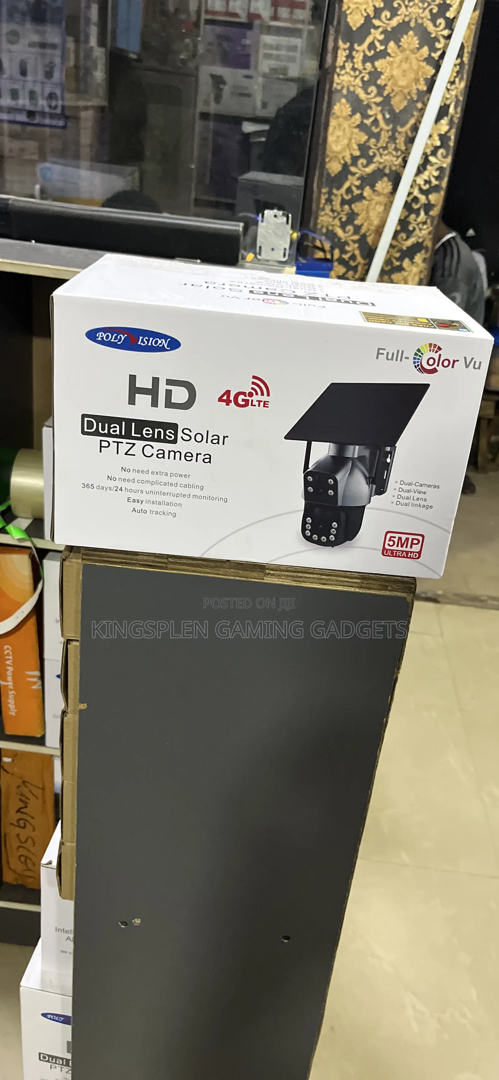 4g Solar PTZ Dual Lens Camera 5mp Ubox