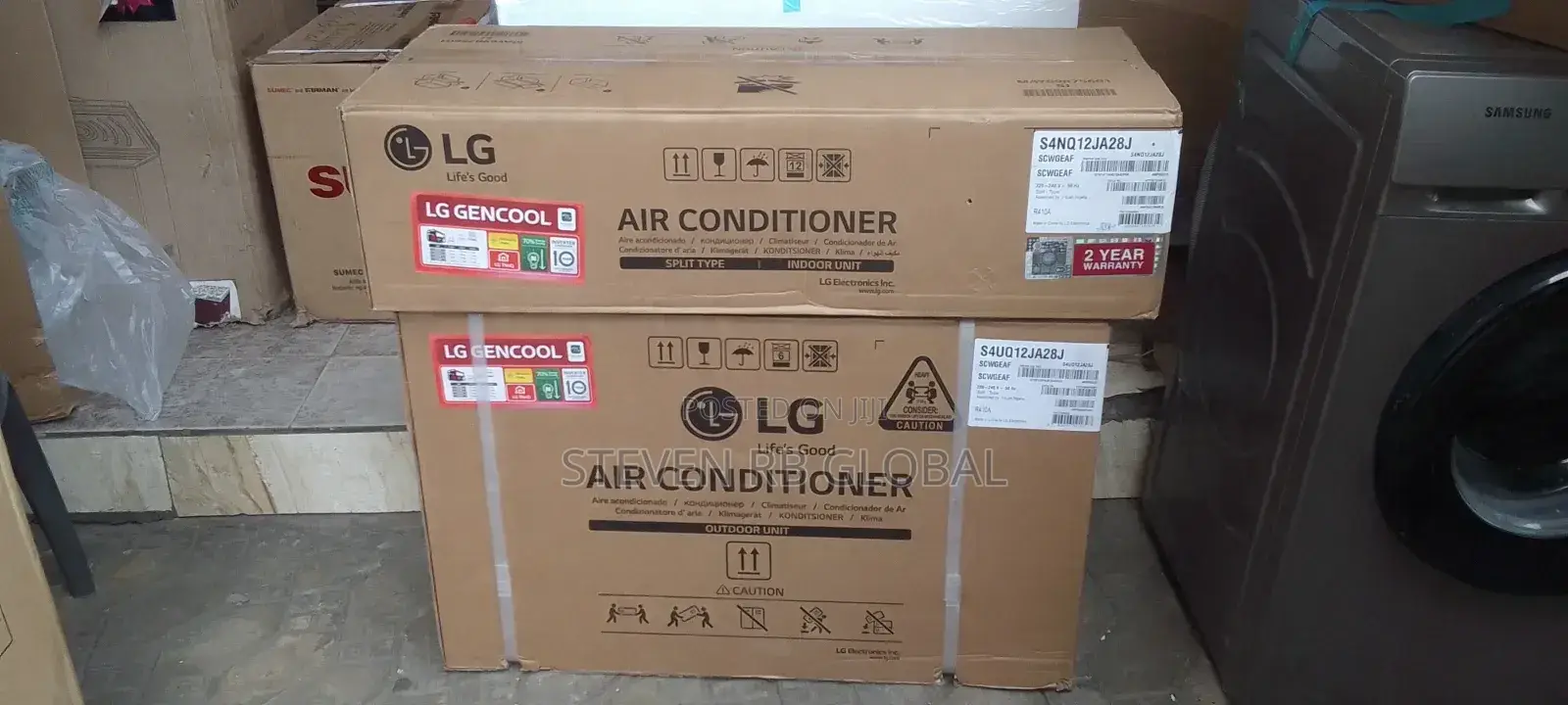 Lg 1.5hp Dual Inverter Split Ac S4nq12jaqal