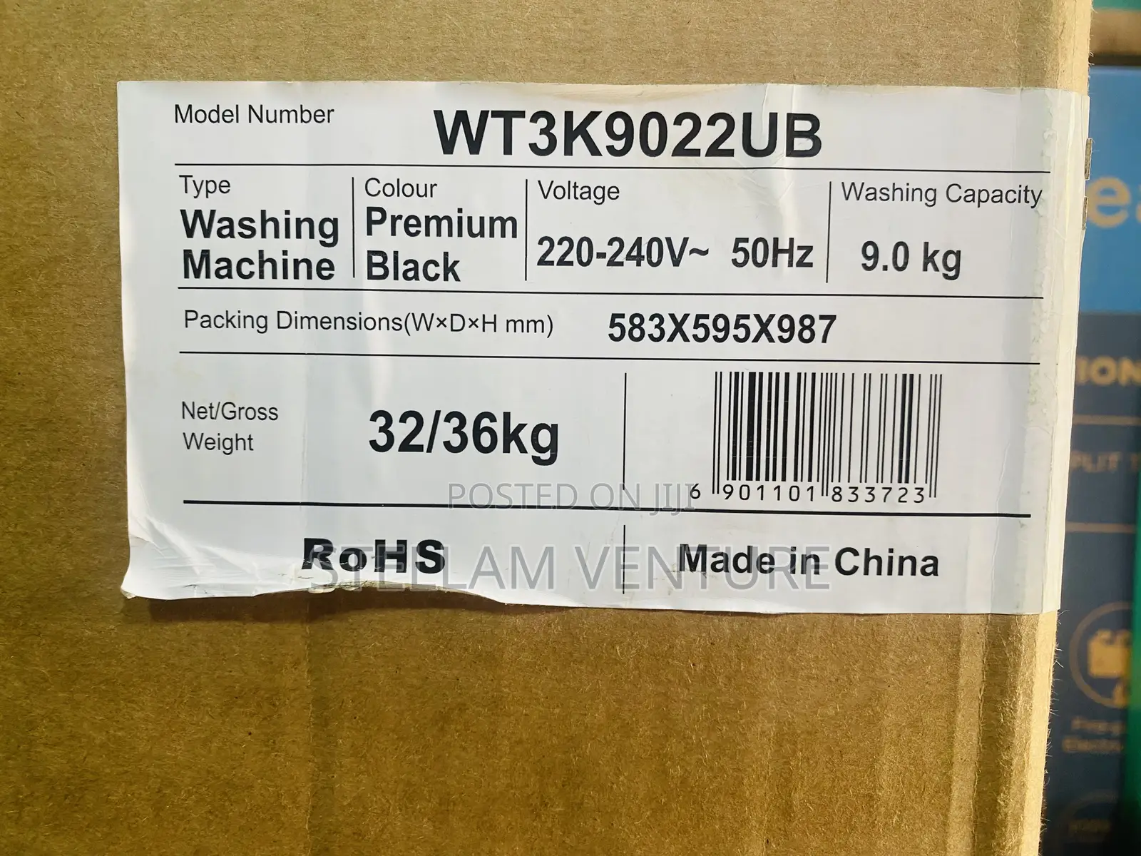 9.0kg Hisense Washing Machine