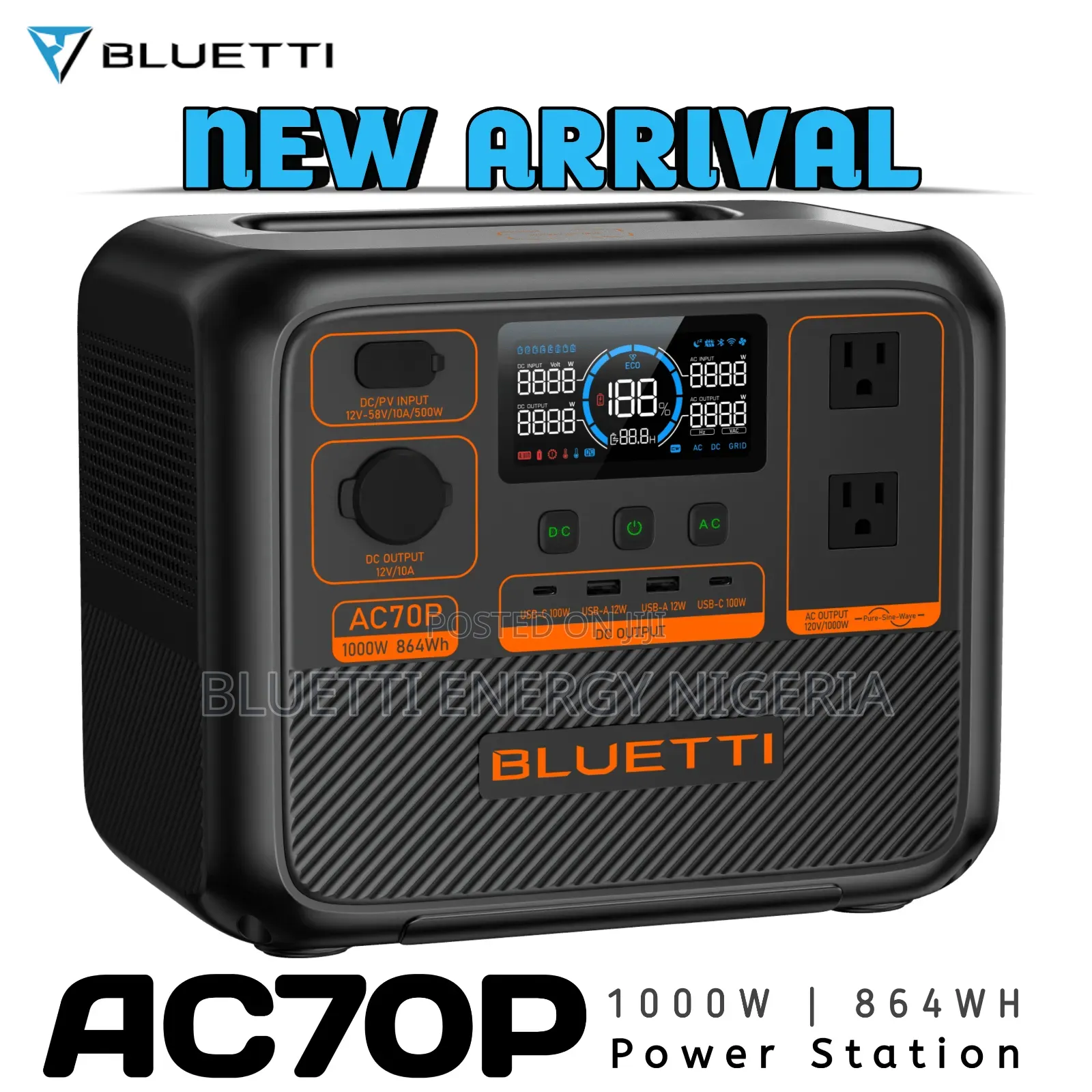 Bluetti Ac70p Power Station