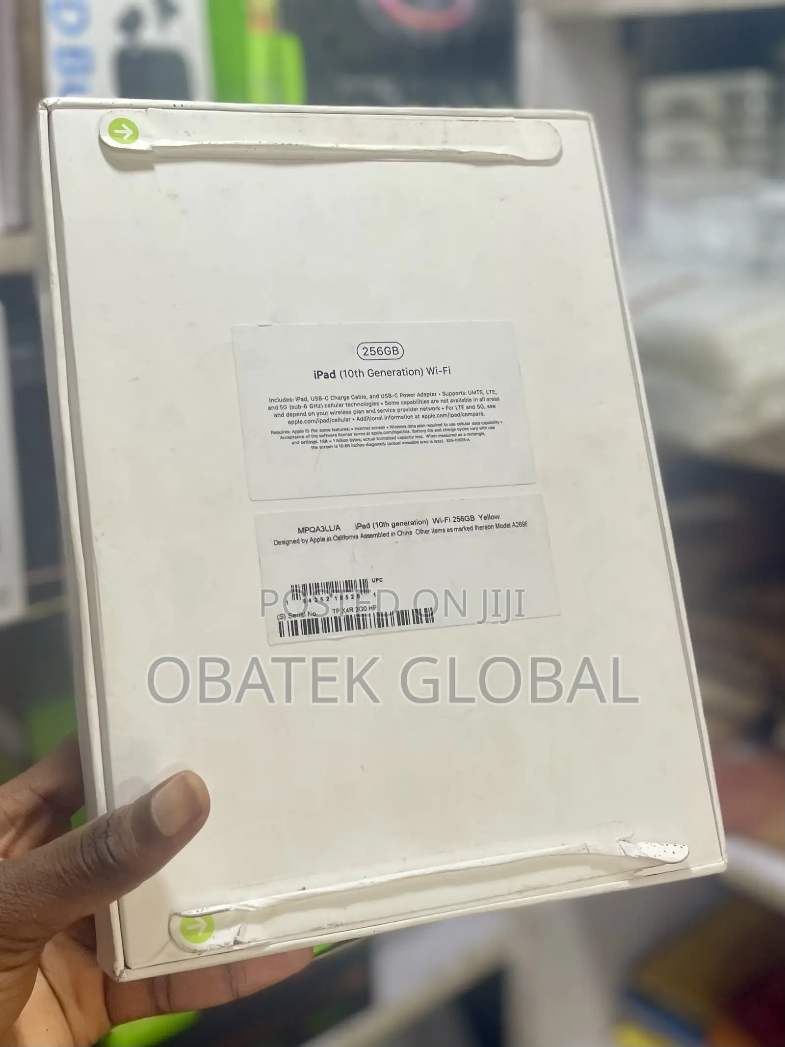 New Apple iPad 10.2 (2020) Wi-Fi 256 GB Yellow