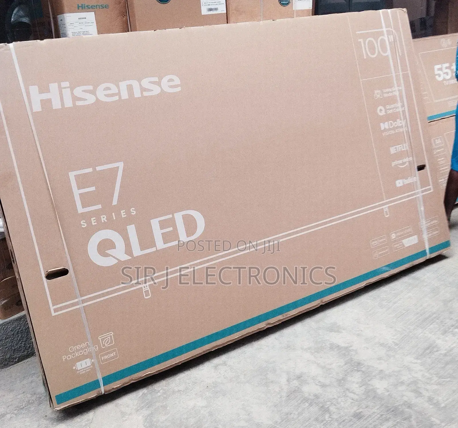 100" Hisense Qled Google Smart Tv (Original )+ Warranty