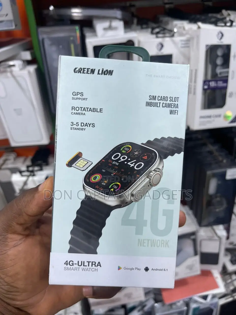 Green Lion 4g-Ultra Smart Watch With Sim Slot