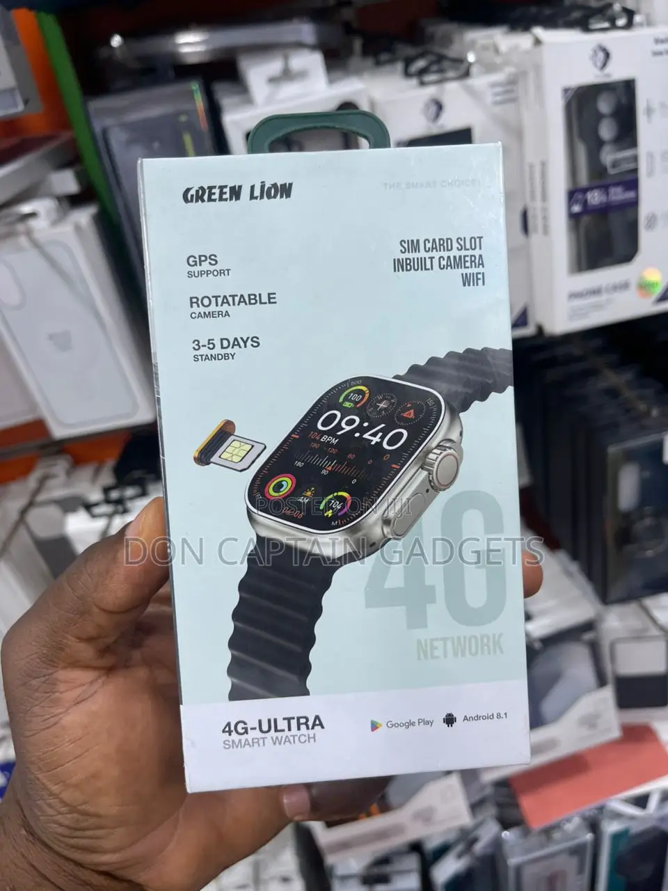 Green Lion 4g-Ultra Smart Watch With Sim Slot