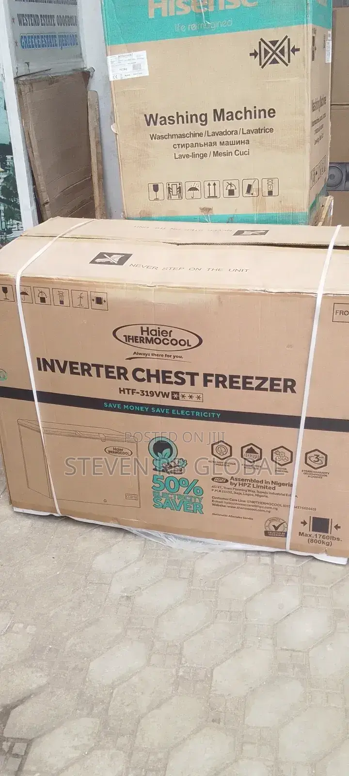 Thermocool 319l Inverter Chest Freezer White HTF 319iw