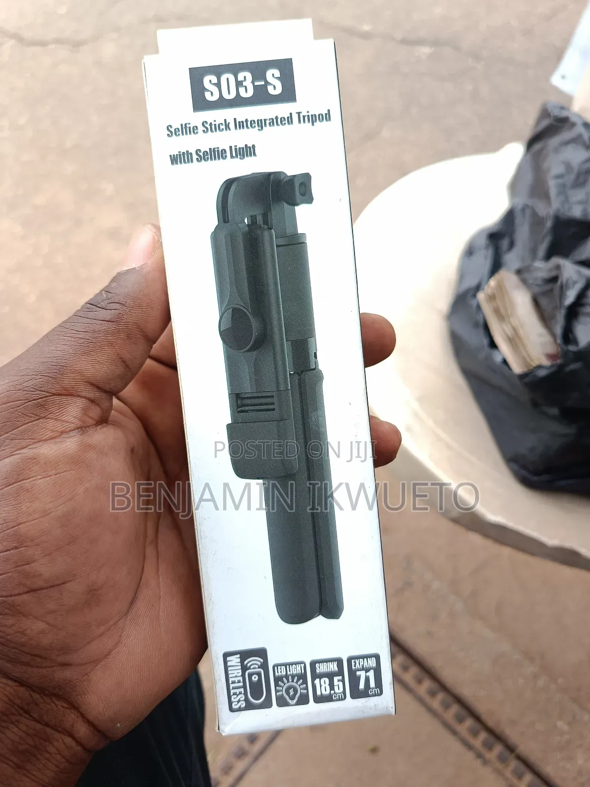 Selfie Stick S03 With Bluetooth Wireless Remote Shutter