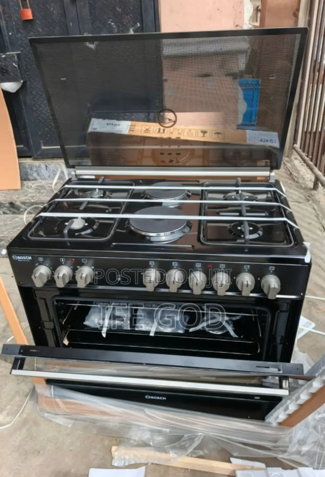 Original Bosch 90cm Standing Gas Electric Cooker Automatic