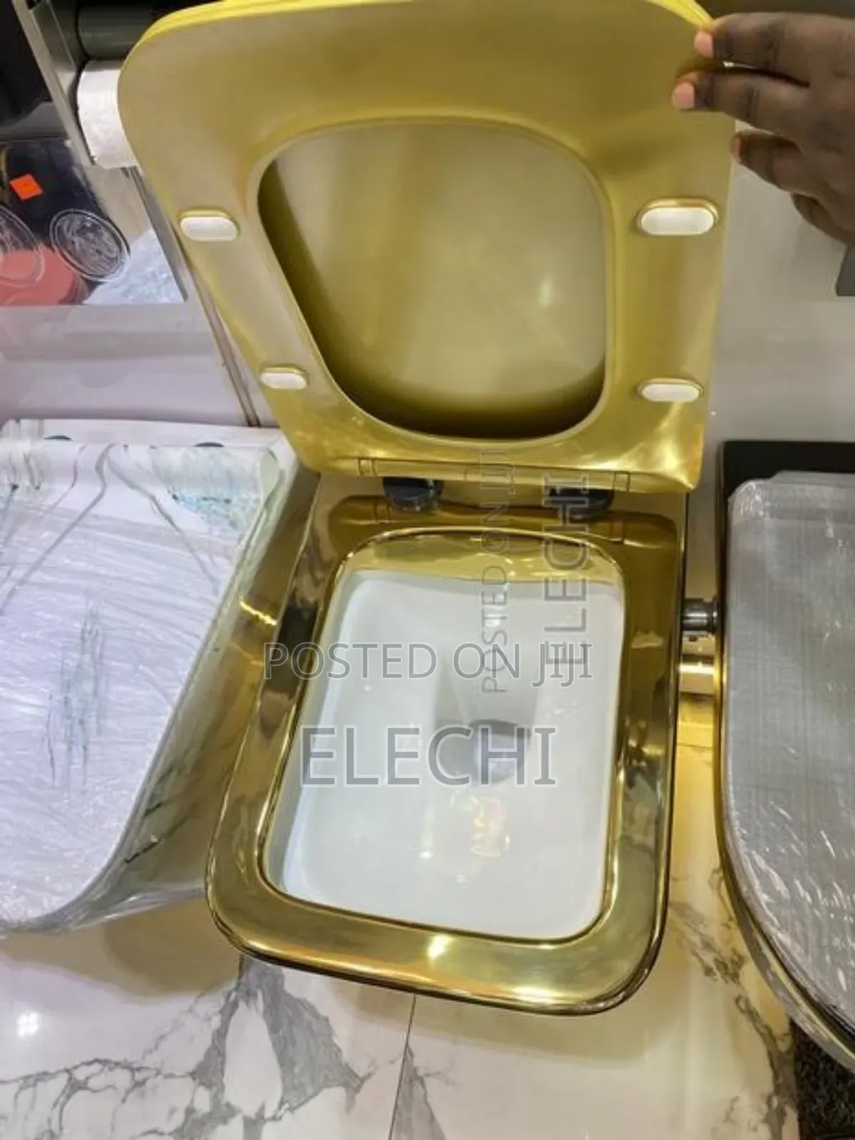 Gold Wall Hung Water Closet (Wc)