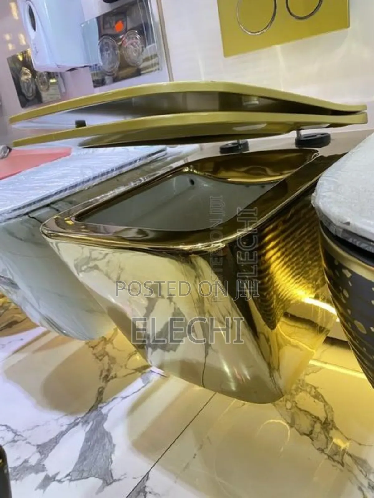 Gold Wall Hung Water Closet (Wc)