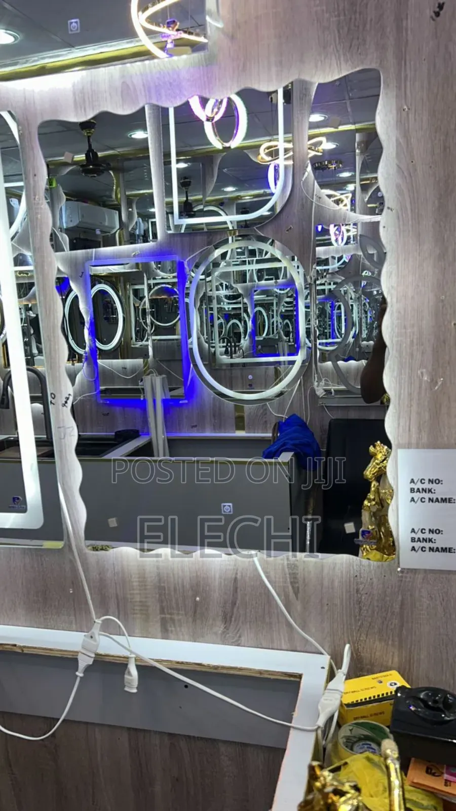 Square Led Mirror 80 Cm